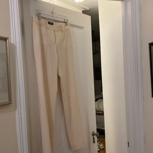 Dolce and Gabbana, mint cream wool slacks